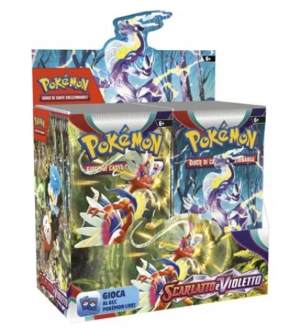 Display 36 Buste Scarlatto e violetto