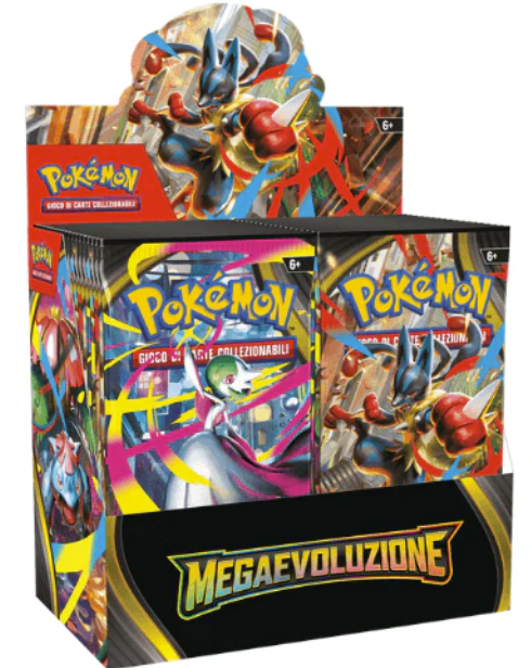 Display 36 Buste Megaevoluzione