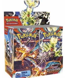 Display 36 Buste Ossidiana Infuocata